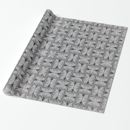 Cadeau Papier d'enveloppement psychédélique (Déroulé)