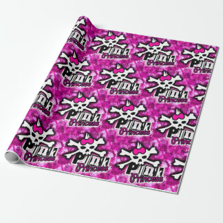 Cadeau Papier d'enveloppement Punk Princess