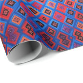 Cadeau Papier d'enveloppement radiant Starburst (Coin rond)