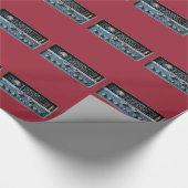 Cadeau Papier d'enveloppement radio vintage ondes courtes (Coin)