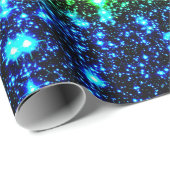 Cadeau Papier d'enveloppement Rainbow Galaxy (Coin rond)