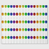 Cadeau Papier d'enveloppement Rainbow Lollipop (Plat)