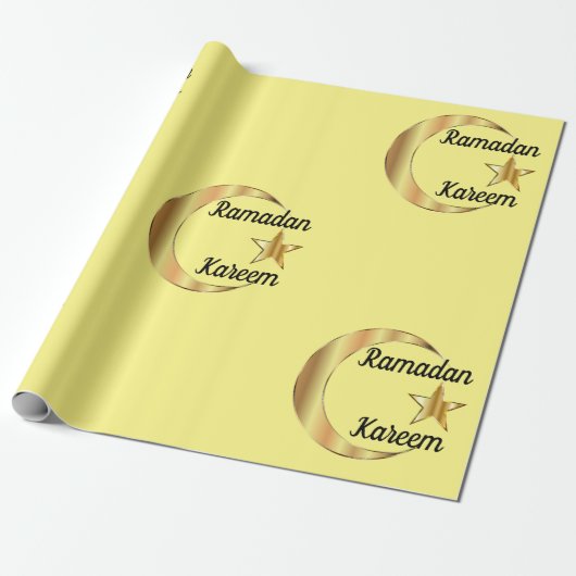 Cadeau Papier d'enveloppement Ramadan Kareem (Déroulé)