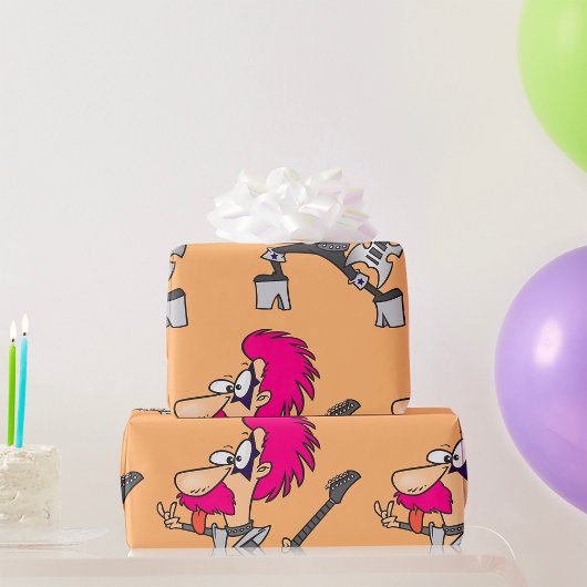Cadeau Papier d'enveloppement Rocker Star