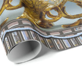 Cadeau Papier d'enveloppement romantique Baxxtrea (Coin rond)