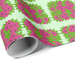 Cadeau Papier d'enveloppement rose
