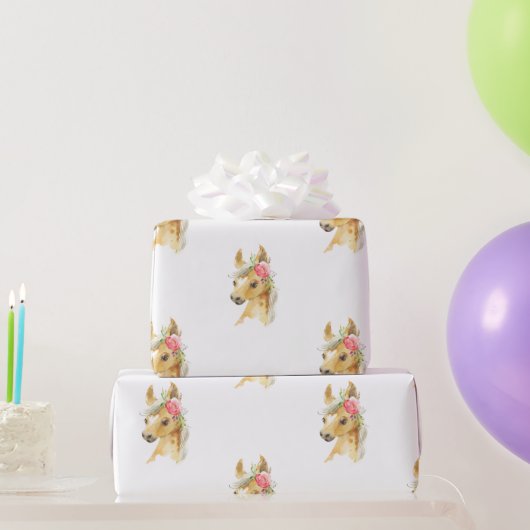 Cadeau Papier d'enveloppement rose (Cadeaux de fête)