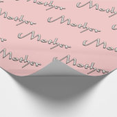 Cadeau Papier d'enveloppement rose (Coin)