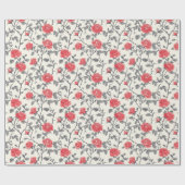 Cadeau Papier d'enveloppement Rose classique (Plat)