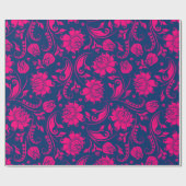 Cadeau Papier d'enveloppement rose et bleu à chaud (Plat)