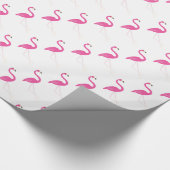 Cadeau Papier d'enveloppement rose Flamant rose (Coin)