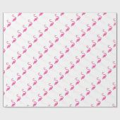 Cadeau Papier d'enveloppement rose Flamant rose (Plat)