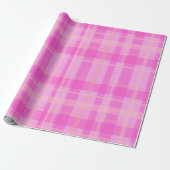Cadeau Papier d'enveloppement rose gras (Déroulé)