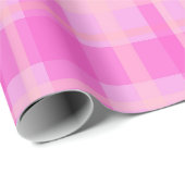 Cadeau Papier d'enveloppement rose gras (Coin rond)