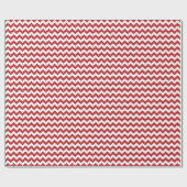 Cadeau Papier d'enveloppement rouge foncé et blanc moyen  (Plat)