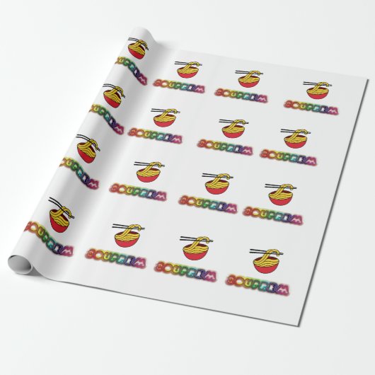 Cadeau papier d'enveloppement souprem (Déroulé)