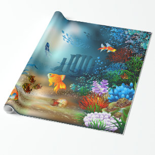Cadeau Papier d'enveloppement sous-marin 4