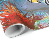 Cadeau Papier d'enveloppement sous-marin 7 (Coin rond)