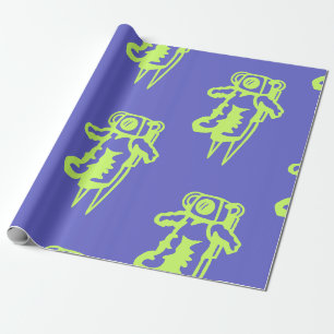 Cadeau Papier d'enveloppement Spaceman