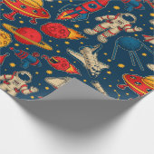 Cadeau Papier d'enveloppement spatial (Coin)