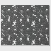 Cadeau Papier d'enveloppement spatial (Plat)