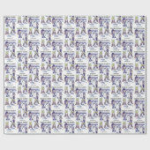 Cadeau Papier d'enveloppement Spring Break (Plat)