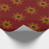 Cadeau Papier d'enveloppement Sunburst Sun Rays (Coin)