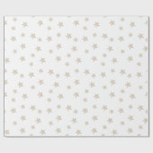 Cadeau Papier d'enveloppement Tan Stars vintage (Plat)