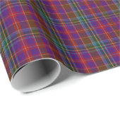 Cadeau Papier d'enveloppement tartan écossais Stuart Clan (Coin rond)