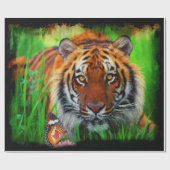 Cadeau Papier d'enveloppement Tiger 1A (Plat)