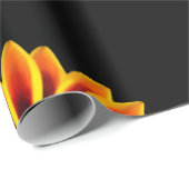 Cadeau Papier d'enveloppement Tiger Gazania (Coin rond)