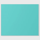 Cadeau Papier d'enveloppement turquoise moyen (Plat)
