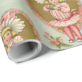 Cadeau Papier d'enveloppement Valentine (Coin rond)