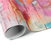 Cadeau Papier d'enveloppement Valentine (Coin rond)