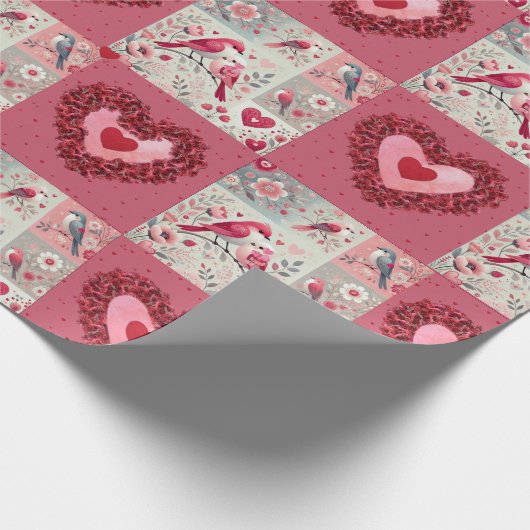 Cadeau Papier d'enveloppement Valentine (Coin)