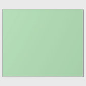 Cadeau Papier d'enveloppement vert Celadon brillant (Plat)