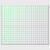 Cadeau Papier d'enveloppement vert clair moderne (Plat)