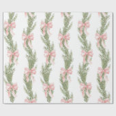 Cadeau Papier d'enveloppement vert d'hiver de la corneill (Plat)