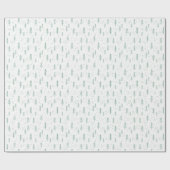 Cadeau Papier d'enveloppement vert et blanc de l'arbre de (Plat)