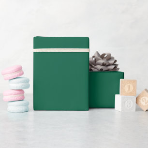 Cadeau Papier d'enveloppement vert foncé