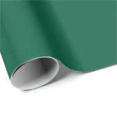 Cadeau Papier d'enveloppement vert foncé (Coin rond)
