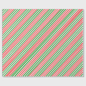 Cadeau Papier d'enveloppement vert rouge (Plat)