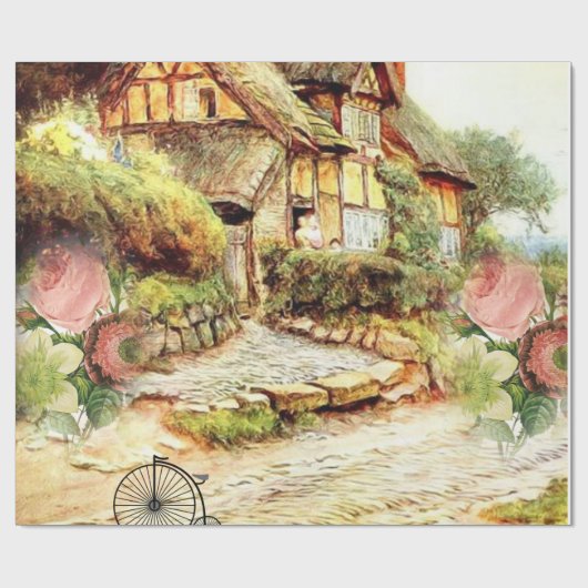 Cadeau Papier d'enveloppement victorien (Plat)