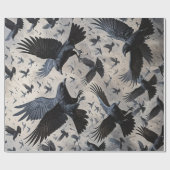 Cadeau Papier d'enveloppement viking Ravens (Plat)