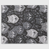 Cadeau Papier d'enveloppement viking Wolf (Plat)
