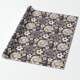 Cadeau Papier d'enveloppement Vintage floral unique