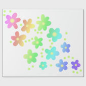 Cadeau Papier d'enveloppement Whimsical Rainbow (Plat)