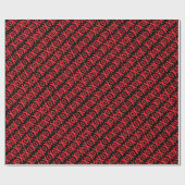 Cadeau Papier d'enveloppement XOXO Valentine's Day (Plat)