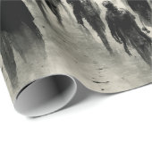 Cadeau Papier d'enveloppement Zombiefied 2 (Coin rond)