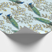 Cadeau Papier d'épluchage de paon floral (Coin)